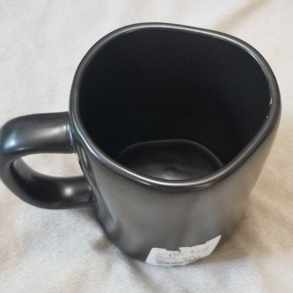 Rae Dunn Spooky Seasonal Halloween Holiday Coffee Mug. Solid Black. NWT. - Picture 3 of 5
